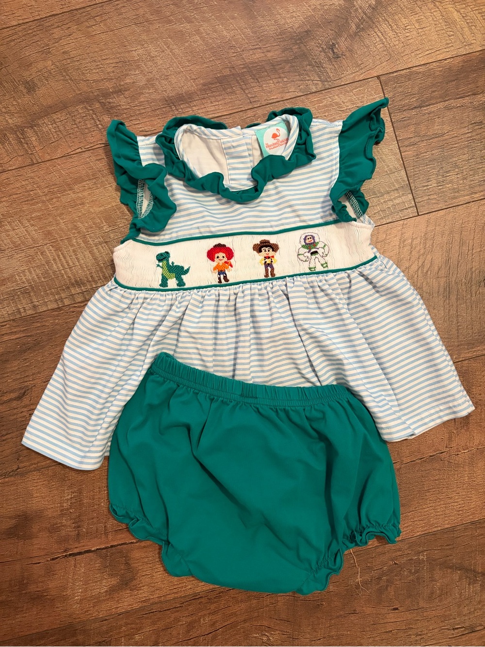 Smocked Toy Story set